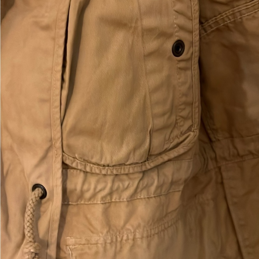 Madewell 100% Cotton Khaki Utility Unisex Jacket - Picture 6 of 8